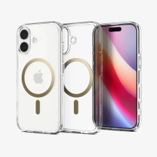 Spigen Ultra Hybrid Magfit tok Apple iPhone 17 átlátszó-arany tok és táska