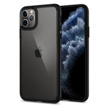 Spigen Ultra Hybrid műanyag tok iPhone 11 Pro, matt fekete tok és táska