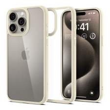 Spigen Ultra Hybrid Mute Apple Iphone 15 Pro Max tok, bézs tok és táska