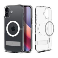 Spigen ULTRA HYBRID S műanyag telefonvédő (ütésállóság, légpárnás keret, kitámasztó, MagSafe) ÁTLÁTSZÓ (ACS08082) tok és táska