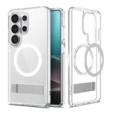 Spigen ULTRA HYBRID S műanyag telefonvédő (ütésállóság, légpárnás keret, kitámasztó, MagSafe) ÁTLÁTSZÓ (ACS11032) tok és táska