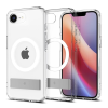 Spigen ULTRA HYBRID S műanyag telefonvédő (ütésállóság, légpárnás keret, kitámasztó, MagSafe) ÁTLÁTSZÓ Apple iPhone 16e