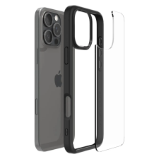 Spigen Ultra Hybrid tok iPhone 16 Pro Max - átlátszó fekete szegéllyel tok és táska