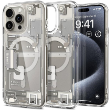 Spigen Ultra Hybrid Zero One Natural Titanium iPhone 15 Pro MagSafe tok tok és táska