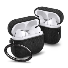 Spigen Urban Fit Apple Airpods Pro 2 tok, fekete fülhallgató, fejhallgató tok