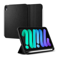 Spigen Urban Fit Apple iPad mini 6 (2021) oldalra nyíló tok, fekete tablet tok