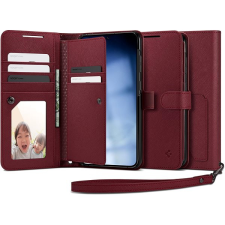 Spigen Wallet S Plus Samsung Galaxy S23+ bordó tok tok és táska
