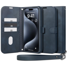 Spigen Wallet S Pro iPhone 15 Pro fliptok tengerészkék (ACS06741) (ACS06741) tok és táska