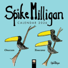  Spike Milligan Mini Wall Calendar 2026 (Art Calendar) (Naptár/Határidőnapló) határidőnapló