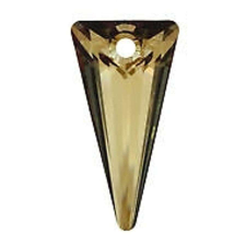 Spike Pendant- Swarovski medál - Bronze Shade -28 mm medál