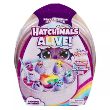 Spin Master Hatchimals: Hatchimals Alive! szivárvány színű keltető - 6 db-os játékfigura