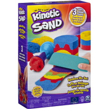 Spin Master Kinetic Sand Szivárványos játék készlet kreatív és készségfejlesztő