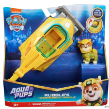 Spin Master Mancs őrjárat Aqua Pups Rubble átalakuló járműve figurával autópálya és játékautó