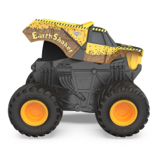 Spin Master Monster Jam Click & Flip - Earth Shaker hátrahúzhatós autó - Sárga autópálya és játékautó