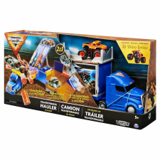 Spin Master Monster Jam Playset kabrió kamion az arénában autópálya és játékautó
