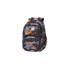 Spiner Termic Badges Black iskolatáska, hátizsák - 3 rekeszes (C01152) iskolatáska