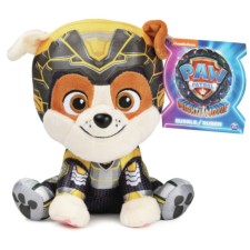 SPINMASTER Mancs őrjárat: A szuperfilm plüssfigura, 15 cm - Rubble plüssfigura