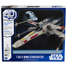 SPINMASTER Star Wars: T-65 X-wing Starfighter űrhajó 4D 160db-os puzzle puzzle, kirakós