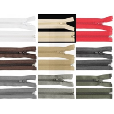  Spirálcipzár 50 cm - 12 szín dekorációs kellék