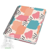  Spirálfüzet, 162x215 mm, pontrácsos, 60 lap, keményfedeles, SIGEL "Jolie" Brush Marks