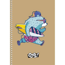  Spirálfüzet, A5, kockás, 96 lap, SHKOLYARYK "Student", vegyes füzet