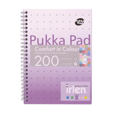  Spirálfüzet, A5, vonalas, 100 lap, PUKKA PAD "Irlen Jotta Lavender" füzet