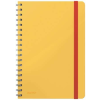  Spirálfüzet, B5, vonalas, 80 lap, LEITZ, "Cosy Soft Touch", melegsárga
