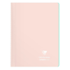  Spirálfüzet Clairefontaine Koverbook Blush A/4 80 lapos PP borítású vonalas púderrózsaszín