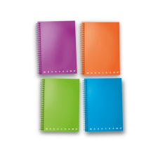  Spirálfüzet Pigna Monocromo PPL Skip Fluo 8x12 cm 70 lapos kockás füzet