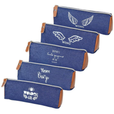 Spirit : Cruises kék színű hengeres tolltartó 5 féle mintával 19x7cm tolltartó