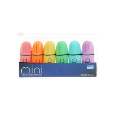 Spirit : Mini Pasztell szövegkiemelő filc szett 6 db-os filctoll, marker
