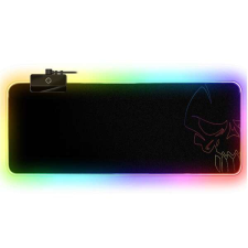 Spirit of Gamer Large fekete RGB LED világító gamer egérpad asztali számítógép kellék