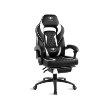 Spirit of Gamer Mustang gaming szék, fekete-fehér (Sog-Gcmwt) forgószék