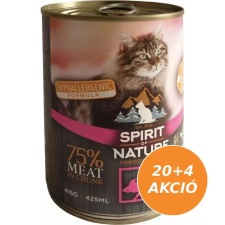 Spirit of Nature Cat konzerv Vaddisznóhússal 24x415g macskaeledel