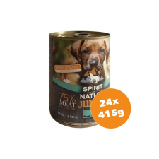 Spirit of Nature Dog konzerv Junior Bárányhússal és nyúlhússal 24x415g kutyaeledel