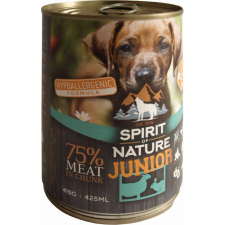Spirit of Nature Dog konzerv Junior Bárányhússal és nyúlhússal 415gr kutyaeledel