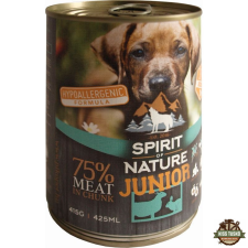 Spirit of Nature Dog konzerv Junior Bárányhússal és nyúlhússal 415gr kutyaeledel