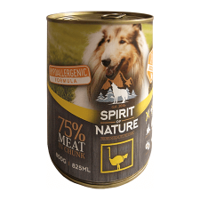  Spirit of Nature Dog konzerv Strucchússal – 24×415 g kutyaeledel