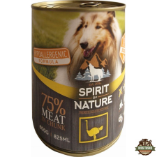 Spirit of Nature Dog konzerv Strucchússal 800gr kutyaeledel
