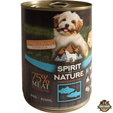Spirit of Nature Dog konzerv Tonhallal és lazaccal 415gr kutyaeledel