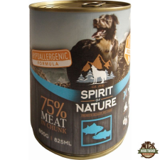 Spirit of Nature Dog konzerv Tonhallal és lazaccal 800gr kutyaeledel