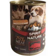  Spirit of Nature Dog konzerv Vaddisznóhússal – 12×415 g kutyaeledel
