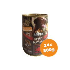 Spirit of Nature Dog konzerv Vaddisznóhússal 24x800g kutyaeledel