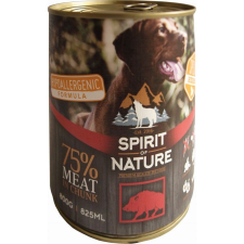 Spirit of Nature Dog konzerv Vaddisznóhússal 800gr kutyaeledel
