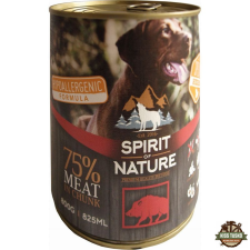 Spirit of Nature Dog konzerv Vaddisznóhússal 800gr kutyaeledel