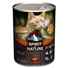 Spirit of Nature | Hypoallergenic | Felnőtt kutyáknak | Konzerv | Strucc - 415 g macskaeledel