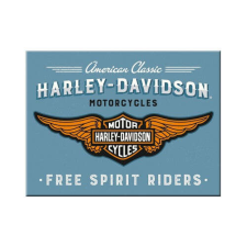 Spirit RETRO Harley Davidson – Free Spirit Riders Hűtőmágnes hűtőmágnes