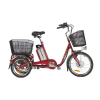  Spirit SHOPPING2 elektromos kerékpár, piros háromkerekű, 250W, 36V/13Ah