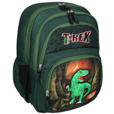 Spirit : T-Rex dinoszauruszos zöld színű ergonómikus iskolatáska iskolatáska