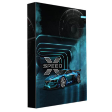 Spirit : X-Speed sportautós füzetbox gumipánttal A/4-es méretben füzetbox